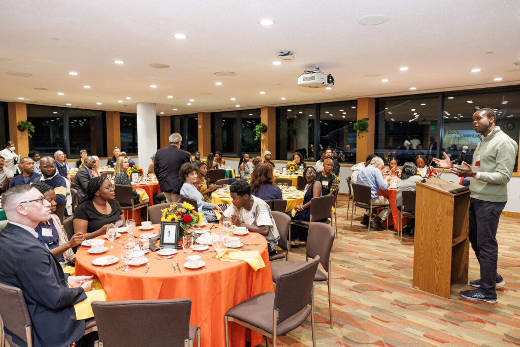 Wesleyan University African Scholars Reception/Dinner.
Photo by Tony Fiorini
