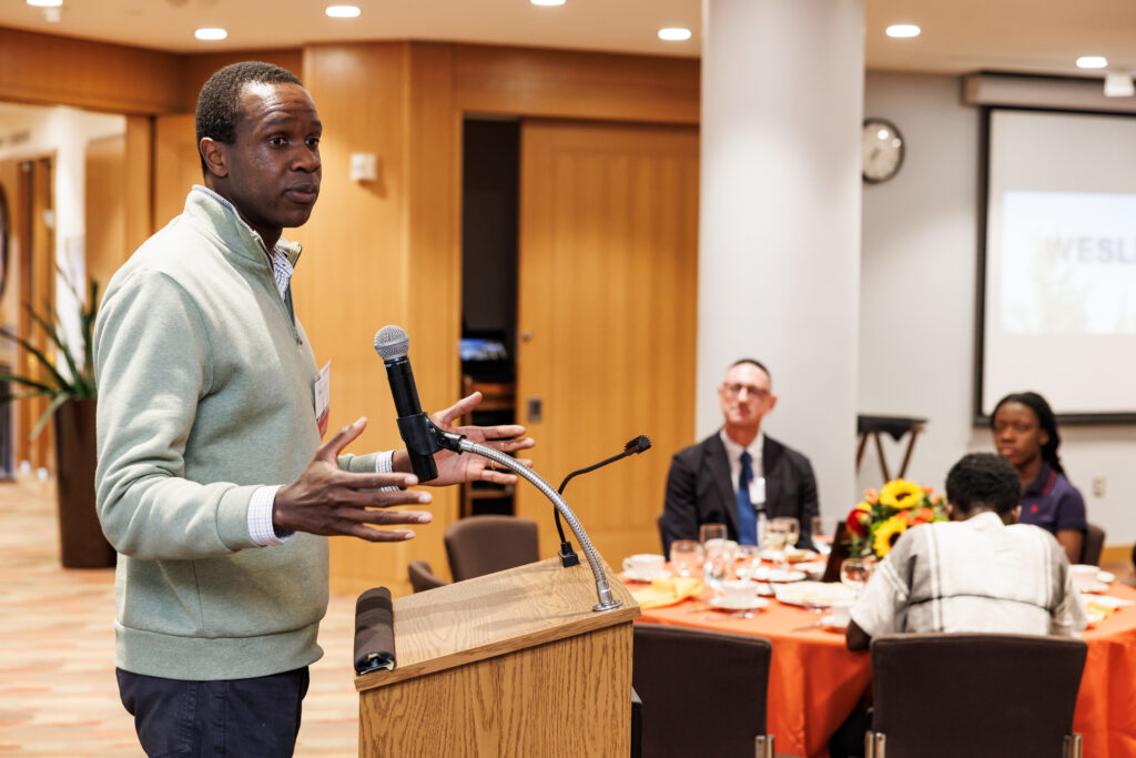 Wesleyan University African Scholars Reception/Dinner.
Photo by Tony Fiorini
