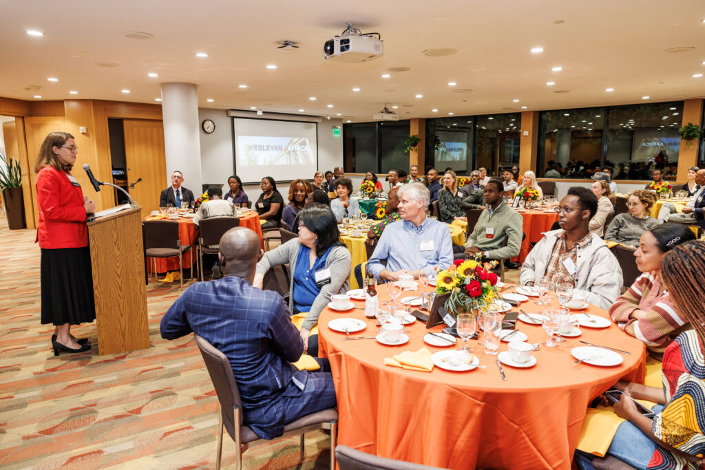 Wesleyan University African Scholars Reception/Dinner.
Photo by Tony Fiorini