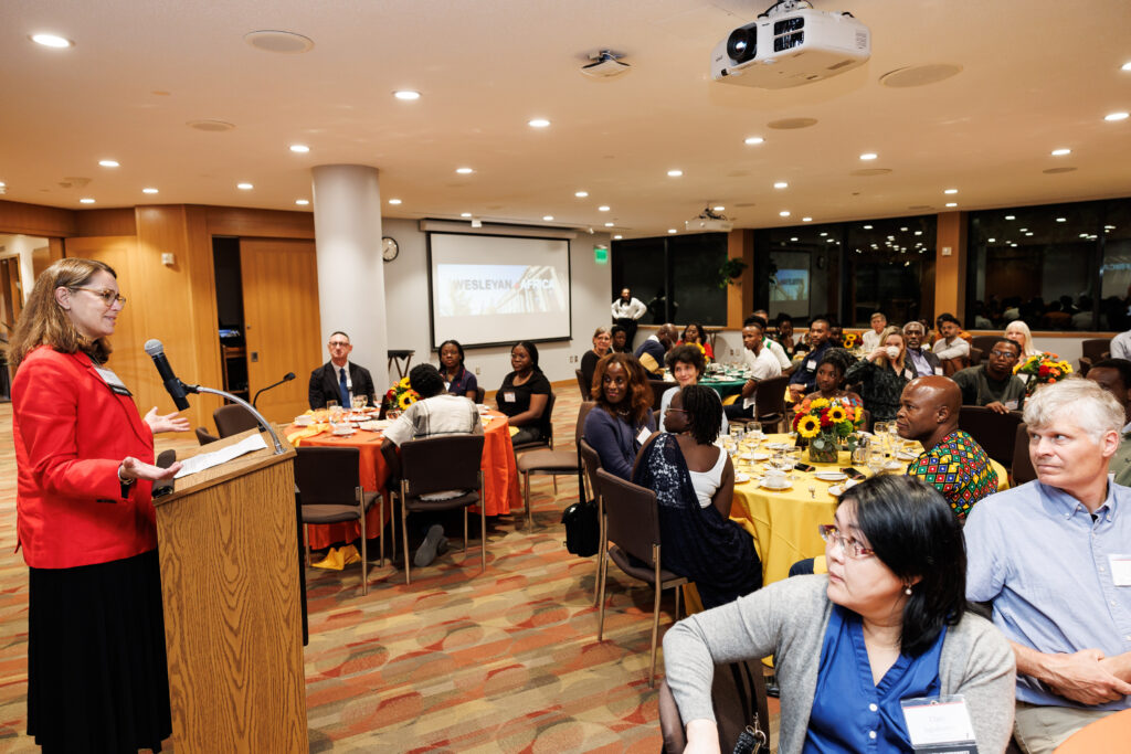 Wesleyan University African Scholars Reception/Dinner.
Photo by Tony Fiorini