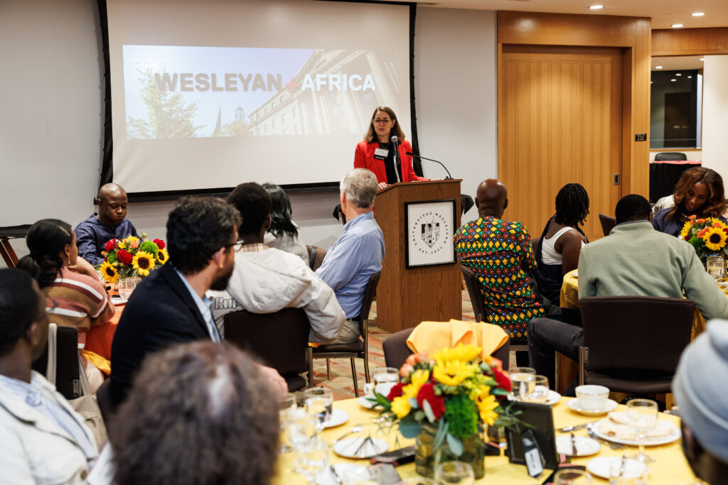 Wesleyan University African Scholars Reception/Dinner.
Photo by Tony Fiorini