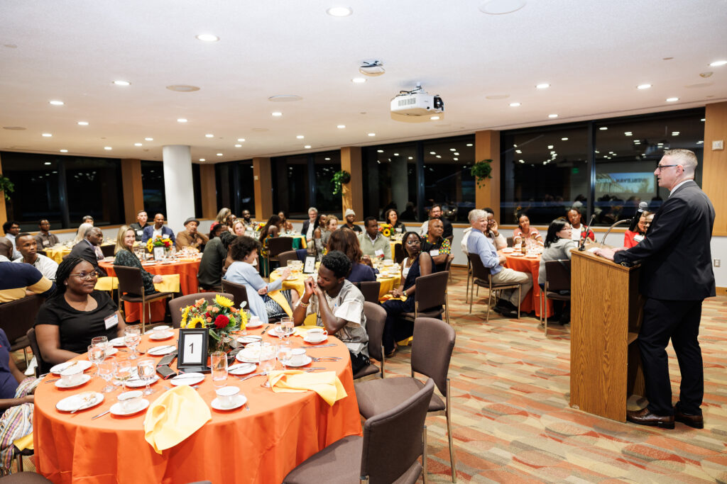 Wesleyan University African Scholars Reception/Dinner.
Photo by Tony Fiorini