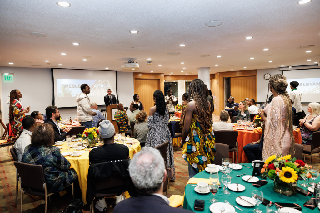 Wesleyan University African Scholars Reception/Dinner.
Photo by Tony Fiorini