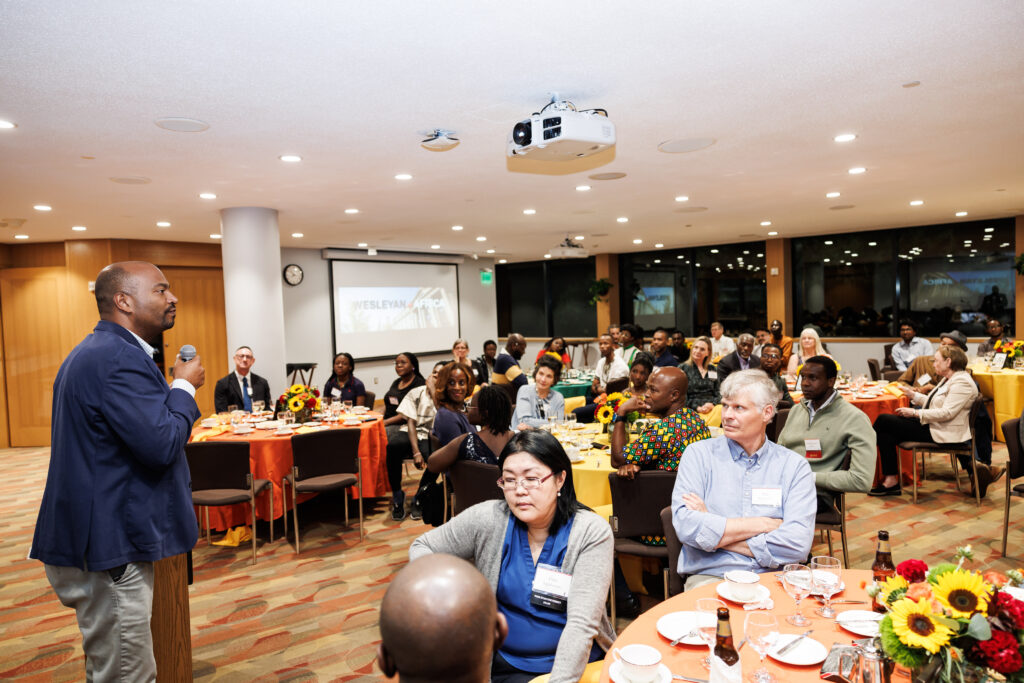 Wesleyan University African Scholars Reception/Dinner.
Photo by Tony Fiorini